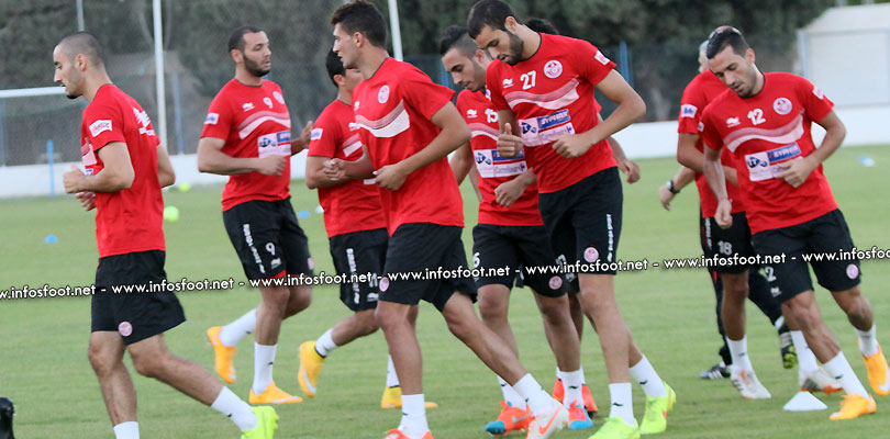 Entrainement de la sélection Tunisienne
