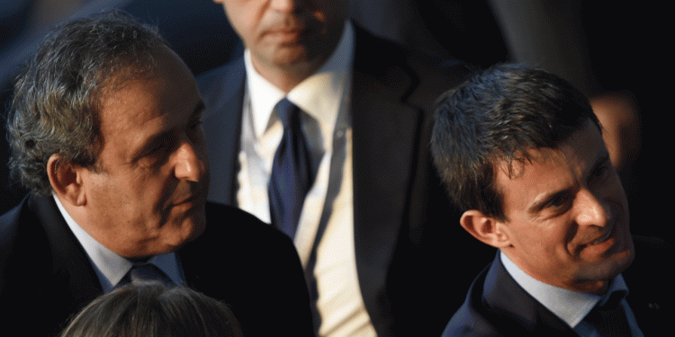 Michel Platini - Manuel Valls